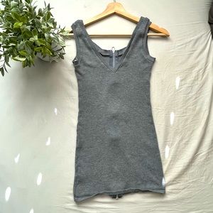 Grey mini tight dress small
